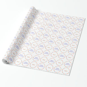 Chanukah Regenbogen Menorah Packpapier