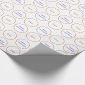 Chanukah Regenbogen Menorah Packpapier (Ecke)