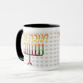 Chanukah Sameach Tassen (Vorderseite Links)