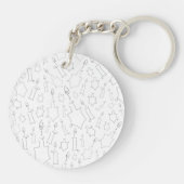 Chanukah Schlüsselanhänger (Rückseite)