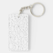 Chanukah Schlüsselanhänger (Rückseite)