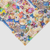 Chanukah Seidenpapier (Ausschnitt)