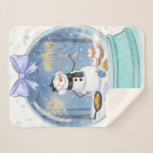 Chanukah Snow Globe Sherpadecke (Vorderseite (Horizontal))
