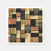 Chanukah Sparkley Tiles Serviette (Vorderseite)