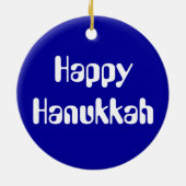 CHANUKAH SPECIALTY ORNAMENTS - JUDAIC GIFTS STORE KERAMIKORNAMENT (Hinten)