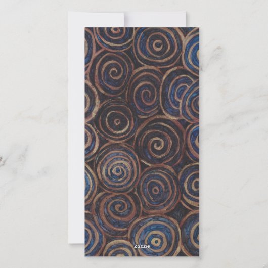 Chanukah Spinning Dreidels Feiertagskarte (Rückseite)