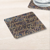 Chanukah Spinning Golds Rechteckiger Pappuntersetzer (angewinkelt)