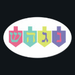 Chanukah Stickers<br><div class="desc">Dreidel-Aufkleber</div>