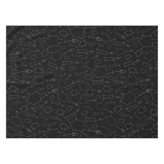 Chanukah Tablecloth Tischdecke (Vorderseite (Horizontal))