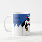 Chanukah Tasse 11 oz. "Happy Moo Year" (Links)