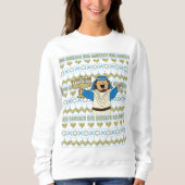 Chanukah Ugly Sweater Sweatshirt Blende (Vorderseite)
