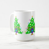 Chanukah und Weihnachten Kaffeetasse (Vorderseite Links)