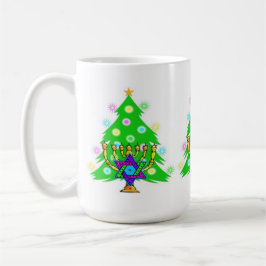 Chanukah und Weihnachten Kaffeetasse