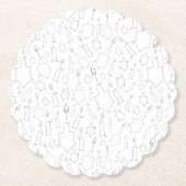 Chanukah Untersetzer (Vorderseite)