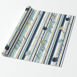 Chanukah Wrapping Paper The New Eleganto Geschenkpapier