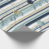 Chanukah Wrapping Paper The New Eleganto Geschenkpapier (Ecke)
