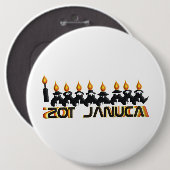 Chanukka Button (Vorne & Hinten)