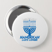 CHANUKKA DAUERT LÄNGER - .PNG BUTTON (Vorne & Hinten)