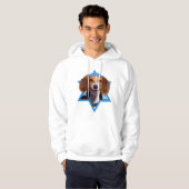 Chanukka-Davidsstern - Beagle Hoodie (Vorne ganz)