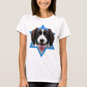 Chanukka-Davidsstern - Englischer SpringerSpaniel T-Shirt