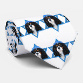 Chanukka-Davidsstern - Kavalier Krawatte (Gerollt)