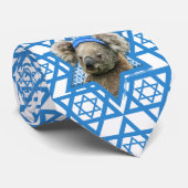 Chanukka-Davidsstern - Koala-Bär Krawatte (Gerollt)