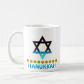 Chanukka-Davidsstern Menorah Kaffeetasse (Links)