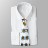 Chanukka-Davidsstern - Pekingese - Kiesel Krawatte (Gebunden)