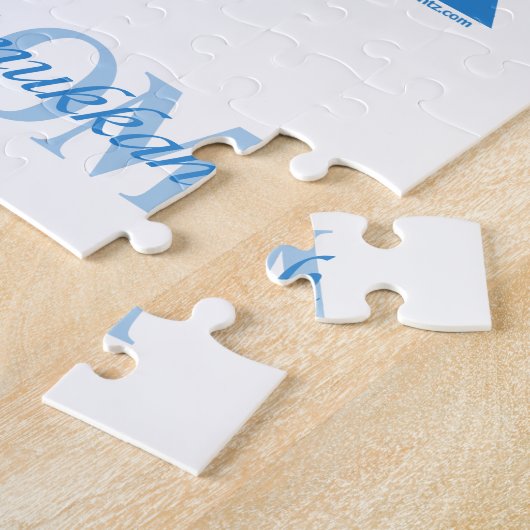 Chanukka-Davidsstern - Weimaraner Puzzle (Seite)