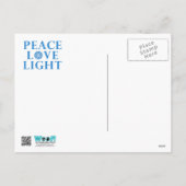 Chanukka-Davidsstern - Yorkshire Terrier Feiertagspostkarte (Rückseite)