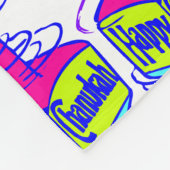 Chanukka Dreidel Fleecedecke (Ecke)