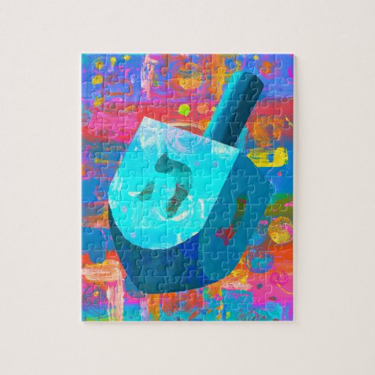 Chanukka-Dreidel Puzzle (Vertikal)