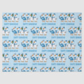 Chanukka-Enten  Seidenpapier (Vorderseite)