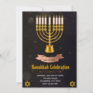 Chanukka-Feierparty-Einladung Einladung