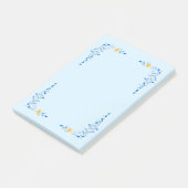 Chanukka gerahmt post-it klebezettel (angewinkelt)