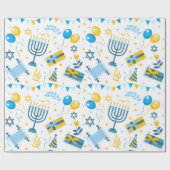 Chanukka Geschenkpapier (Flach)