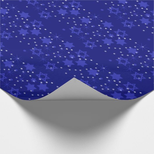 Chanukka Geschenkpapier (Ecke)