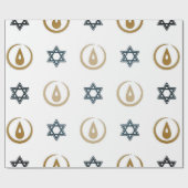 Chanukka-Geschenkpapier Geschenkpapier (Flach)