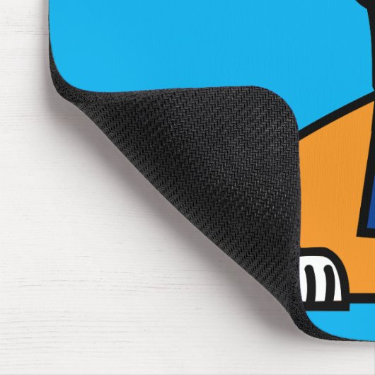 Chanukka glücklicher jüdischer mousepad (Ecke)