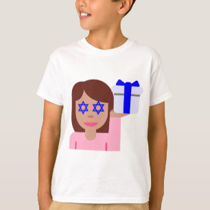 Chanukka-Haarflip-Emoji T-Shirt