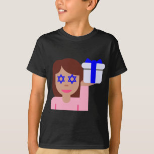 Chanukka-Haarflip-Emoji T-Shirt