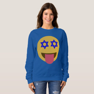 Chanukka Hanukkah Emoji Damen Sweatshirt