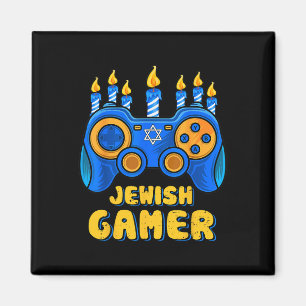 Chanukka jüdischer Videospiel-Controller Gamer Cha Magnet