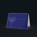 Chanukka-Karte mit Menorah Feiertagskarte<br><div class="desc">Dieses ist eins von unseren vielen Chanukka- und Chanukka-/Weihnachtskarten.  Sie sind auch als ecards bei www.OurJewishCommunity.org verfügbar</div>