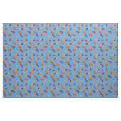 Chanukka-Katze Dreidel blaues Verpackungs-Gewebe Stoff (Fat Quarter (45,7 x 55,9 cm))