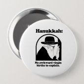 Chanukka - keine ungeschickten Jungfraugeburten Button (Vorne & Hinten)