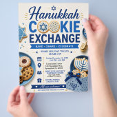 Chanukka-Keks-Tauschflyer Flyer (Hand)