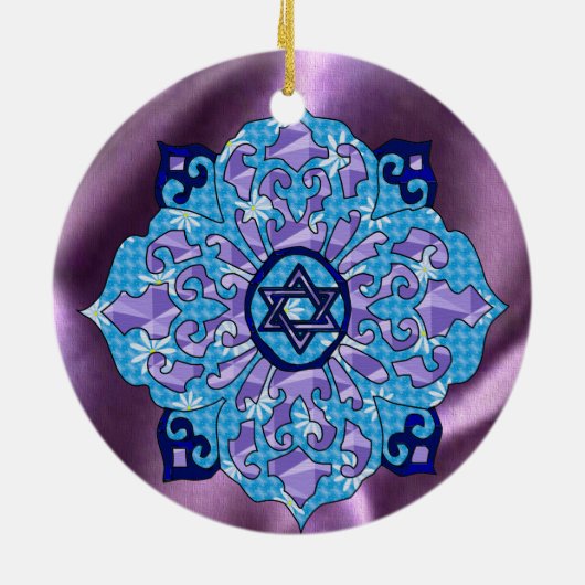 Chanukka Keramikornament (Hinten)
