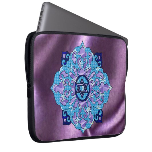 Chanukka Laptopschutzhülle (Vorne Rechts)