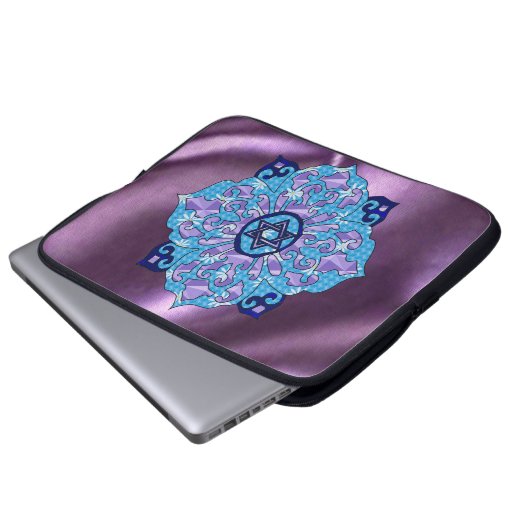 Chanukka Laptopschutzhülle (Vorne Knopf)